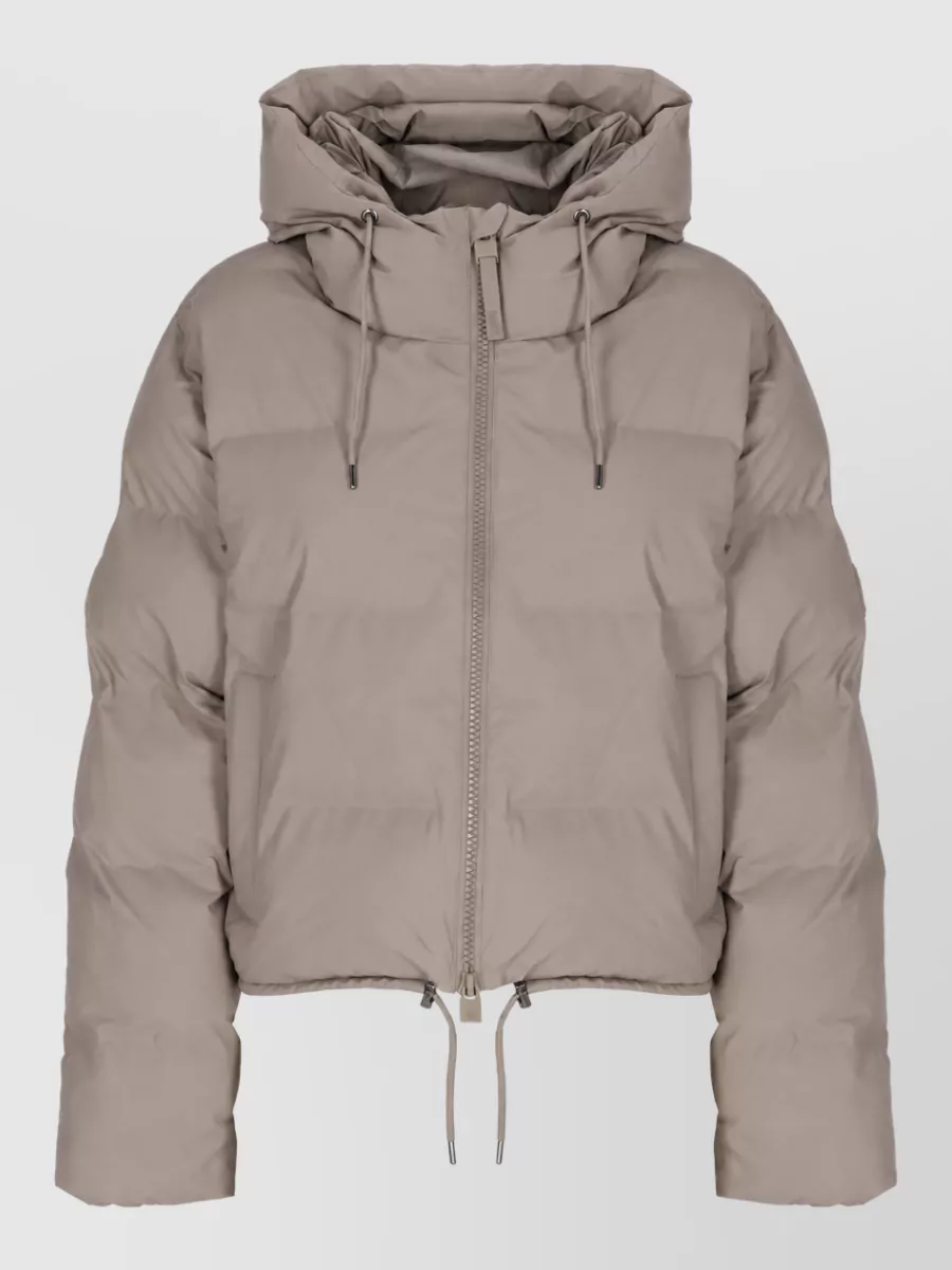 Rains Quilted Short Puffer Jacket