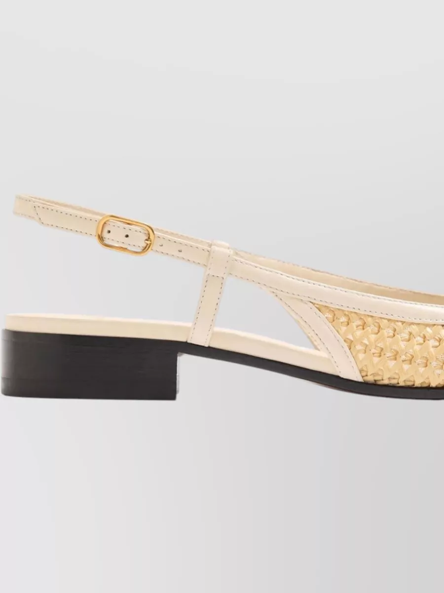 Valentino Garavani Leather Slingback Ballerinas