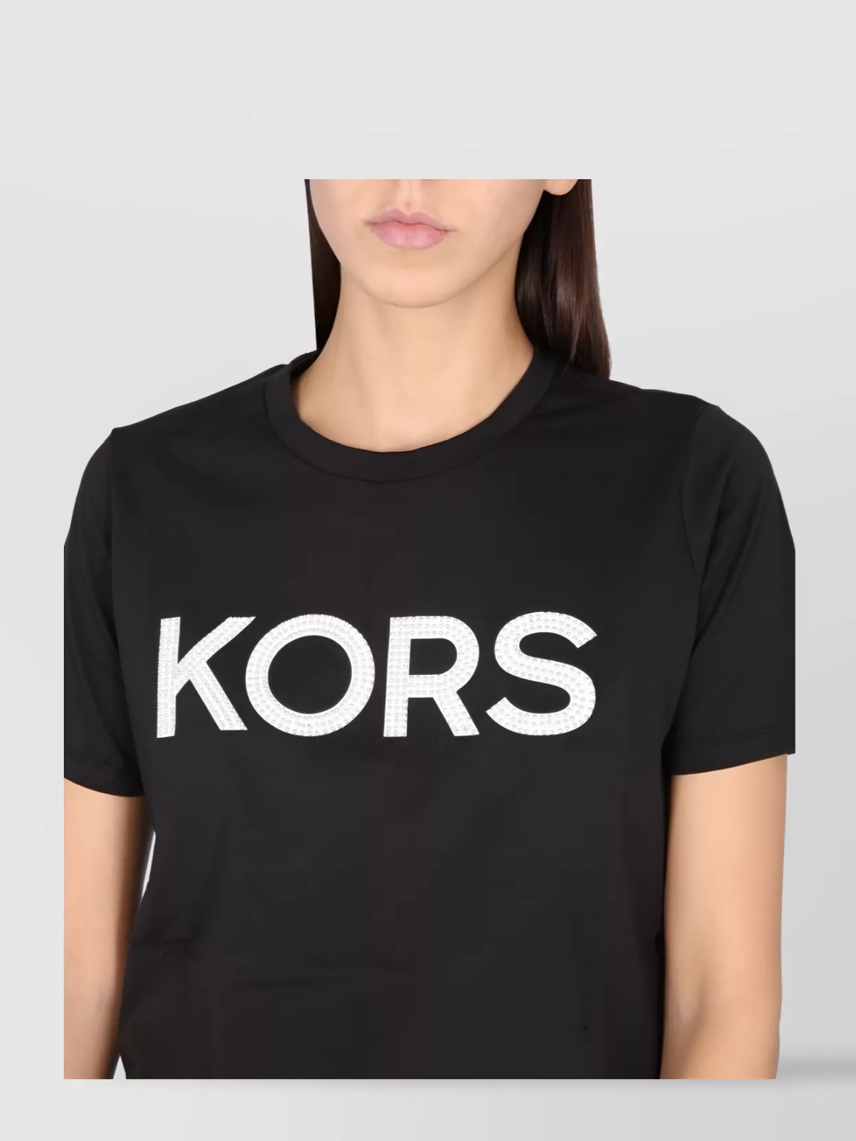 Shop Michael Kors Basic Crewneck Short Sleeve T-shirt