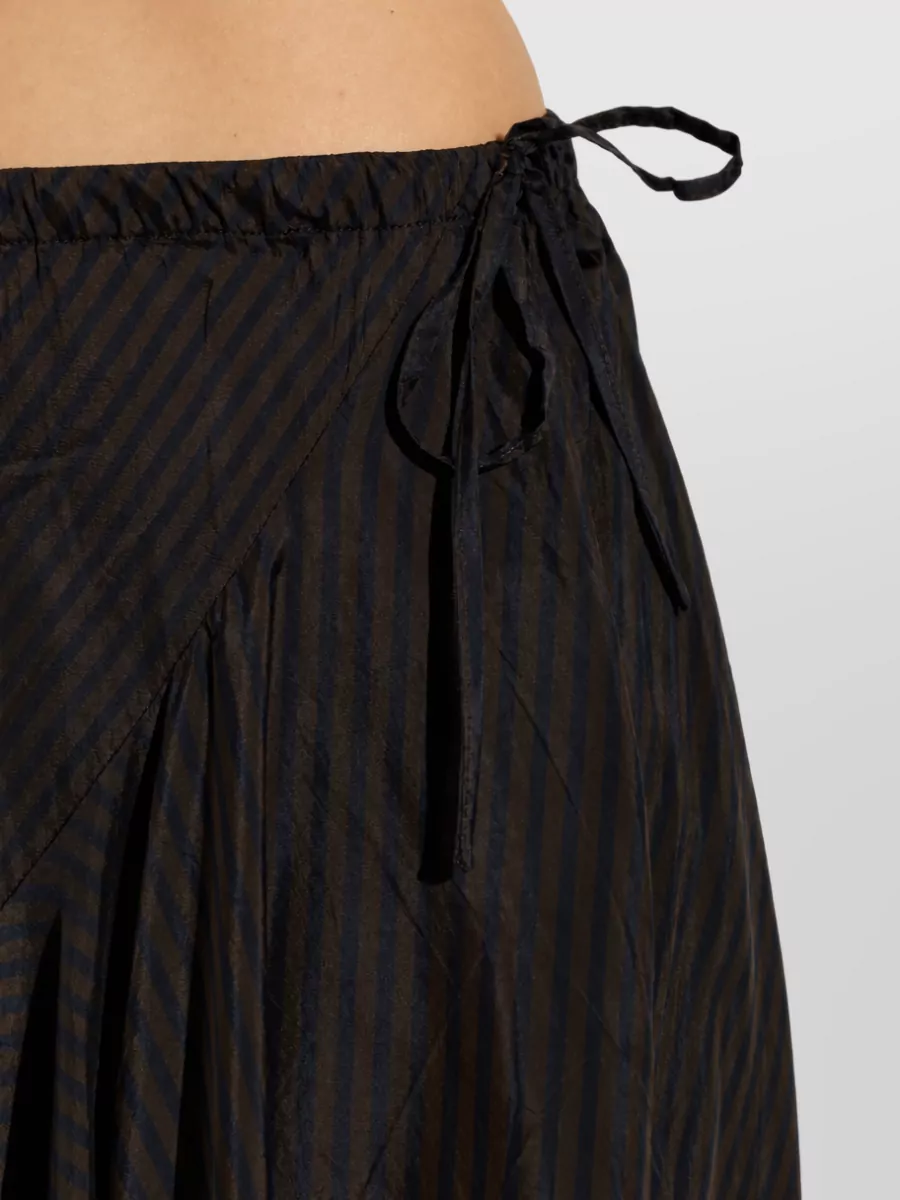 Dries Van Noten Cupro A-Line Skirt