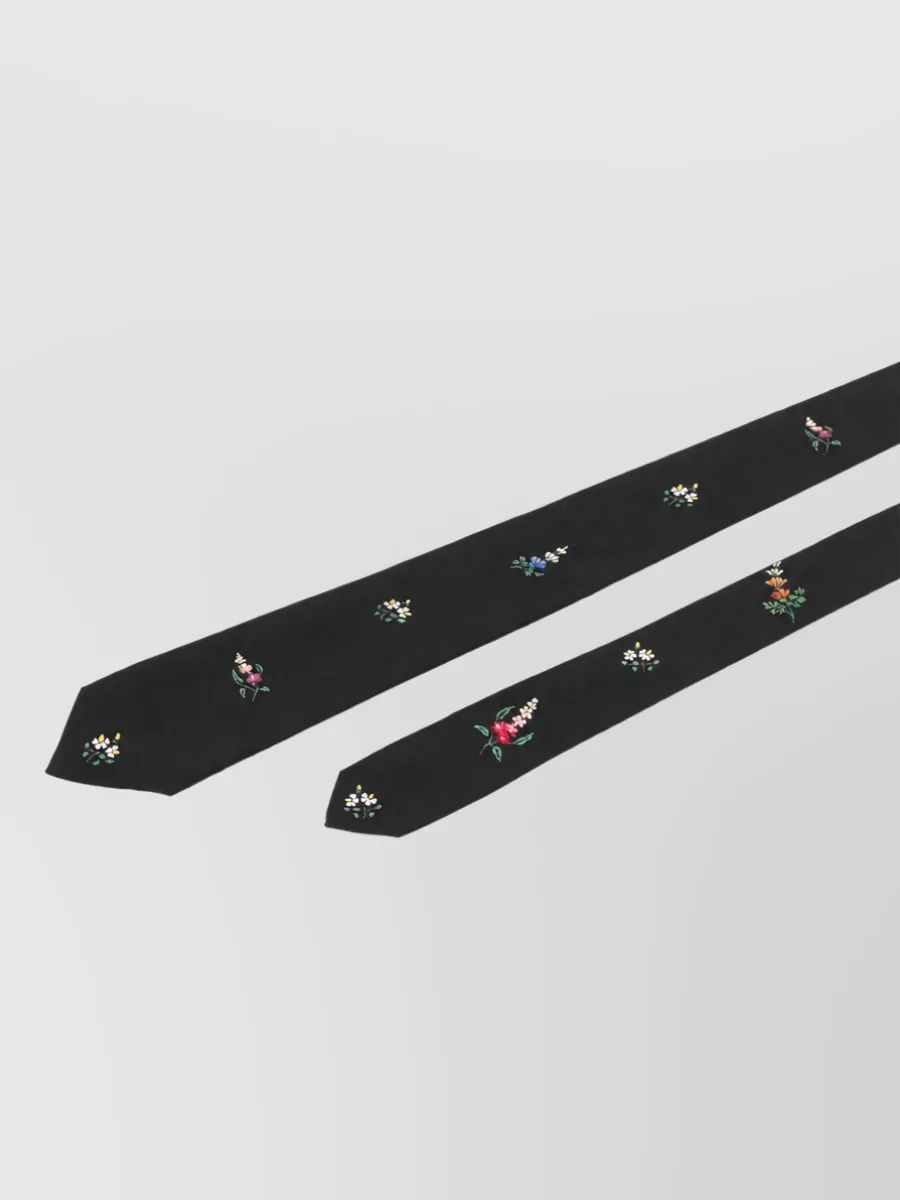 Marni Silk Floral-Print Tie