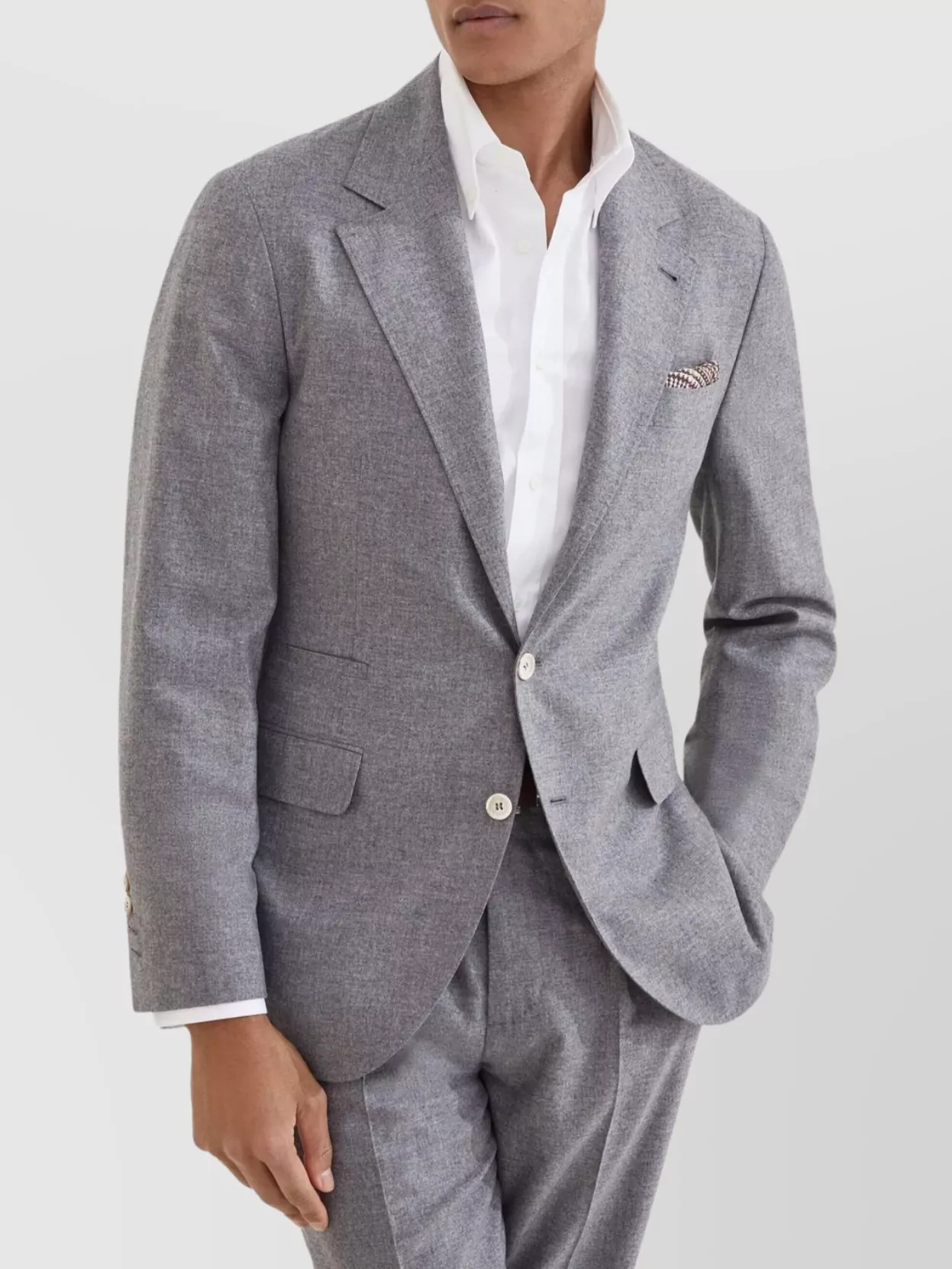 Brunello Cucinelli Tailored Blazer Notch Lapels