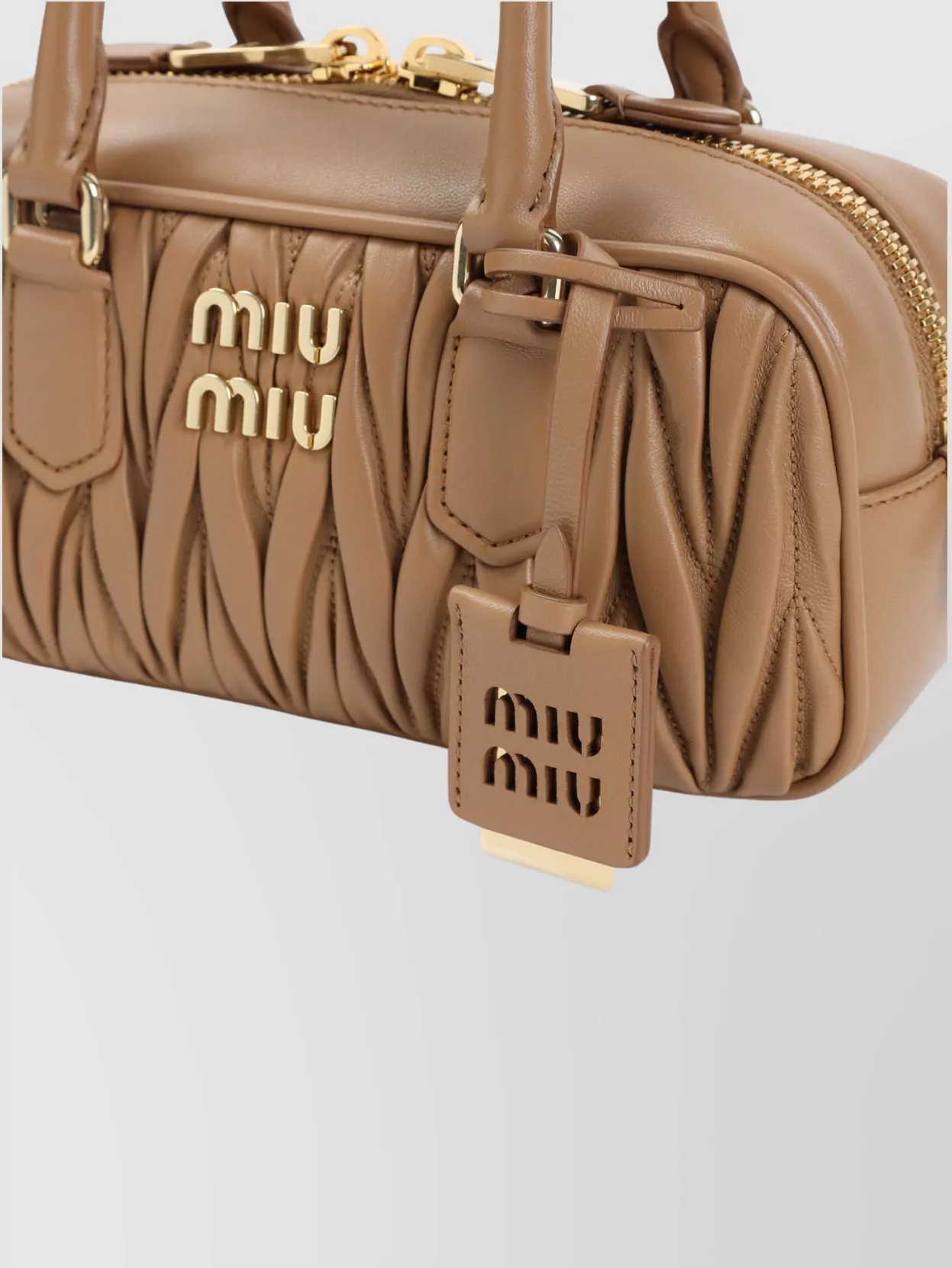 Miu Miu Quilted Shoulder Bag Detachable Strap