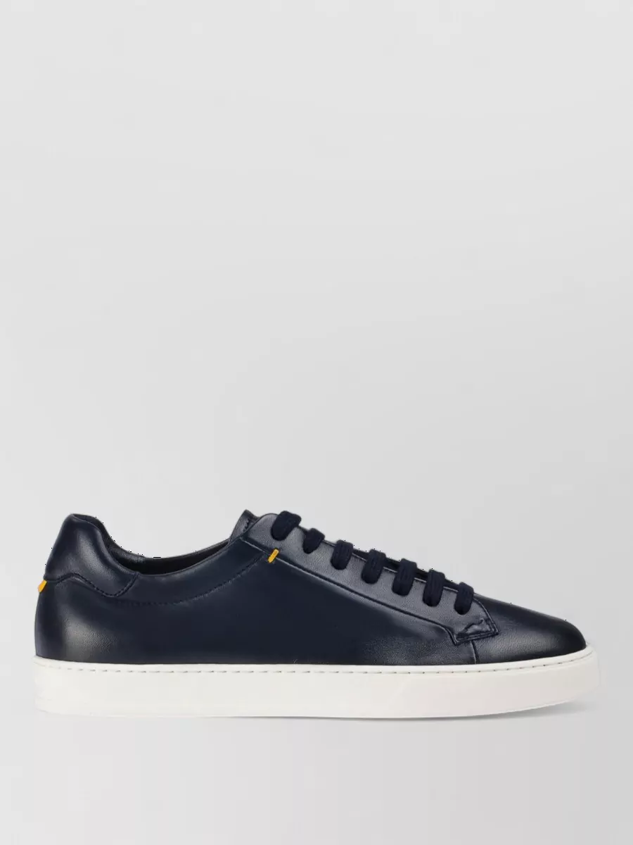 Doucal's Leather Low-Top Sneakers