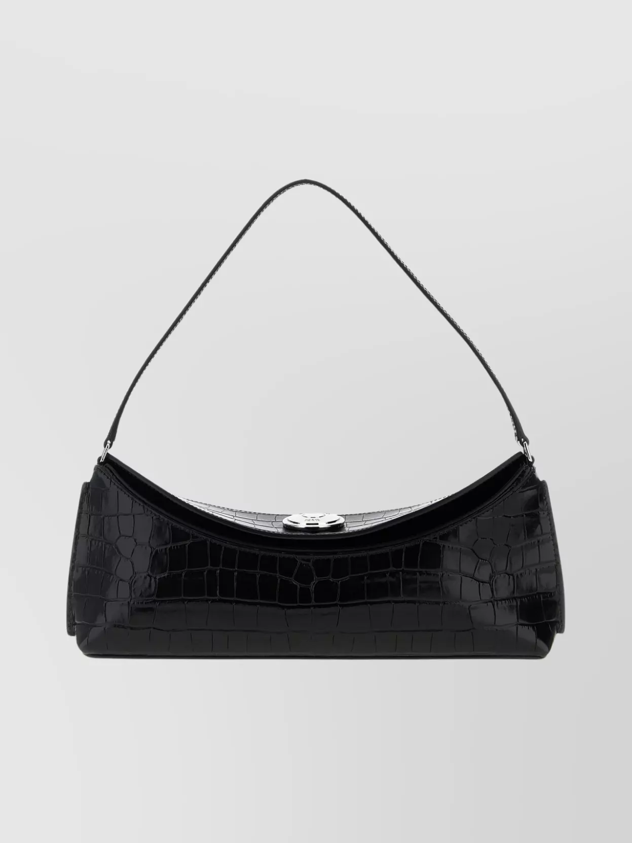 Jacquemus Le Calisson Crocodile-effect Leather Shoulder Bag
