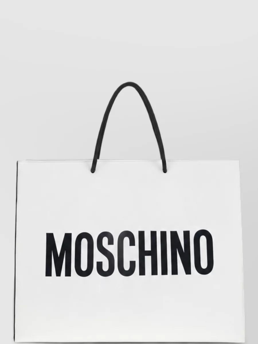Moschino Leather Tote Bag