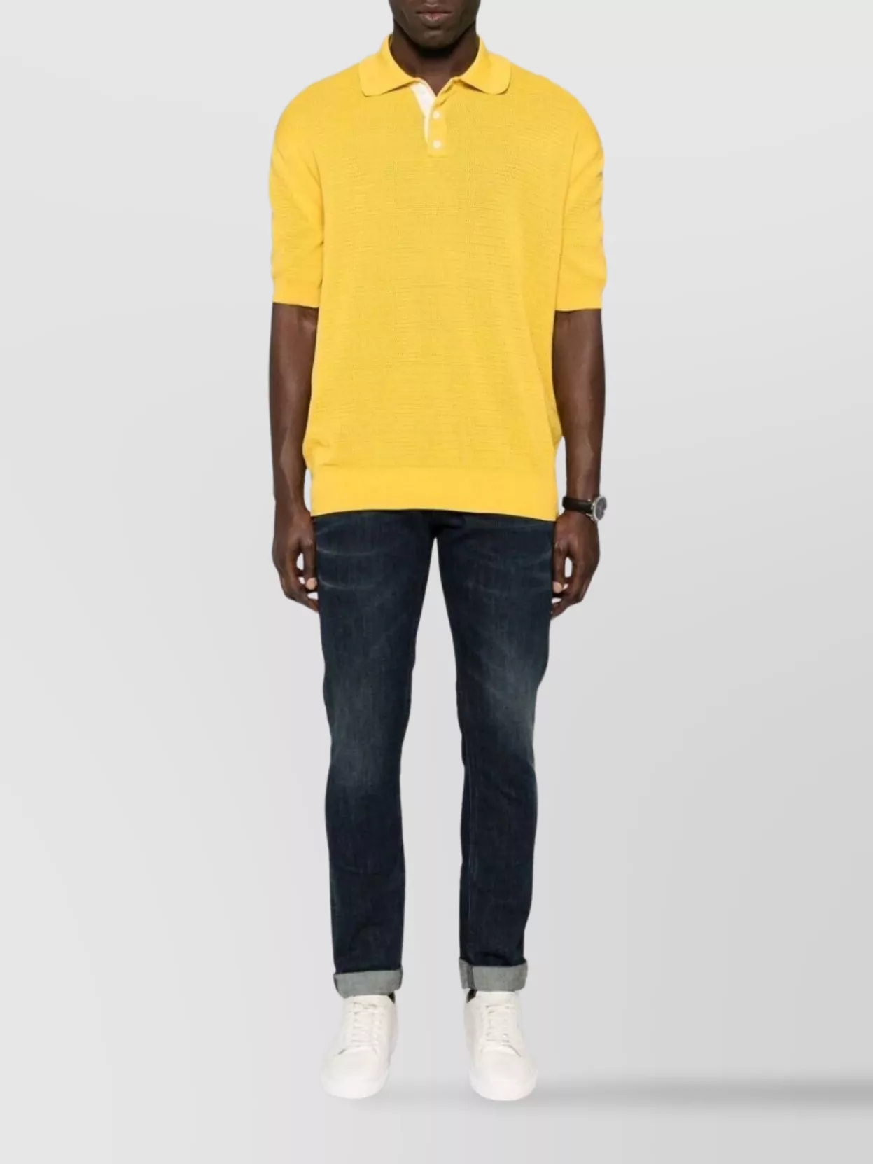 Dondup Konor Jeans With Pockets And Loops In Black