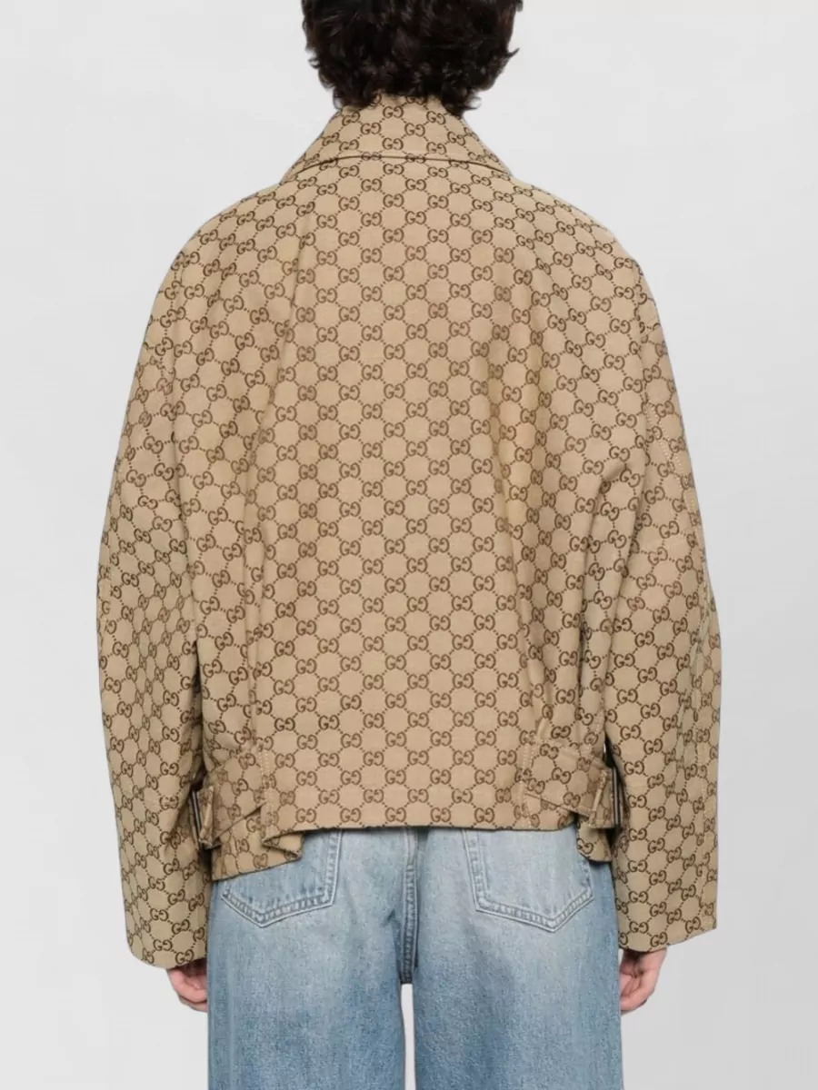 Gucci Jackets Adjustable Hem Buttoned Cuffs Front Pockets