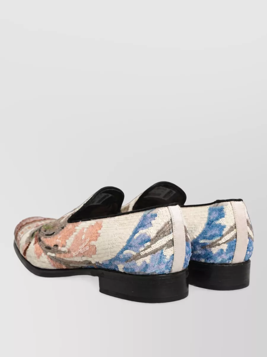 Dolce&Gabbana Sequin Embroidered Slippers