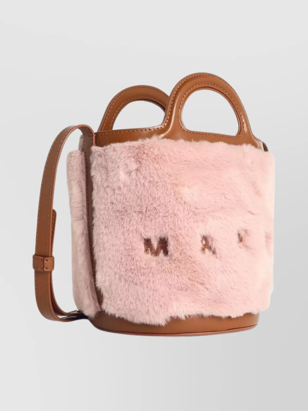 Marni Two-Tone Leather Blend Bucket Bag