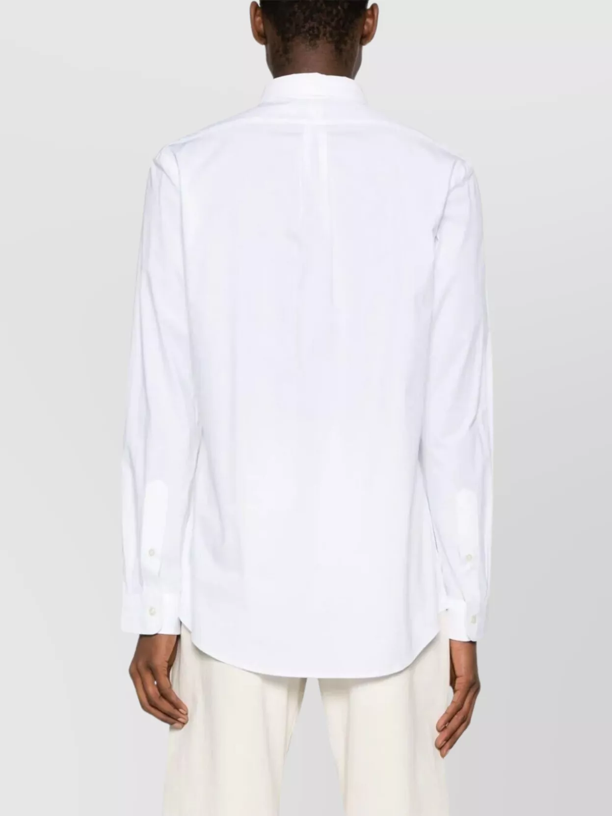 Ralph Lauren Long Sleeve Button-Down Collar Shirt With Cuffs