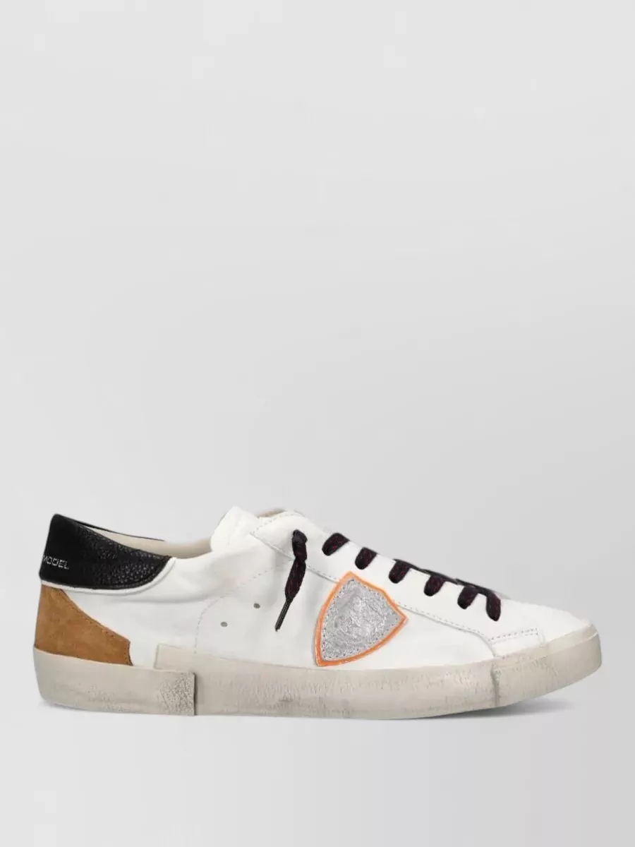 Philippe Model Leather Lace Up Sneakers