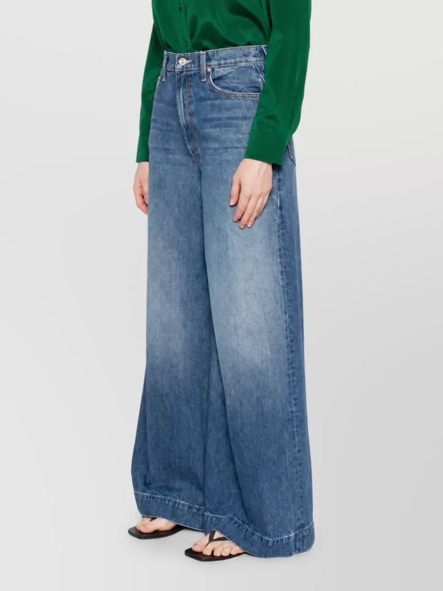 Mother Denim Straight-Leg Jeans