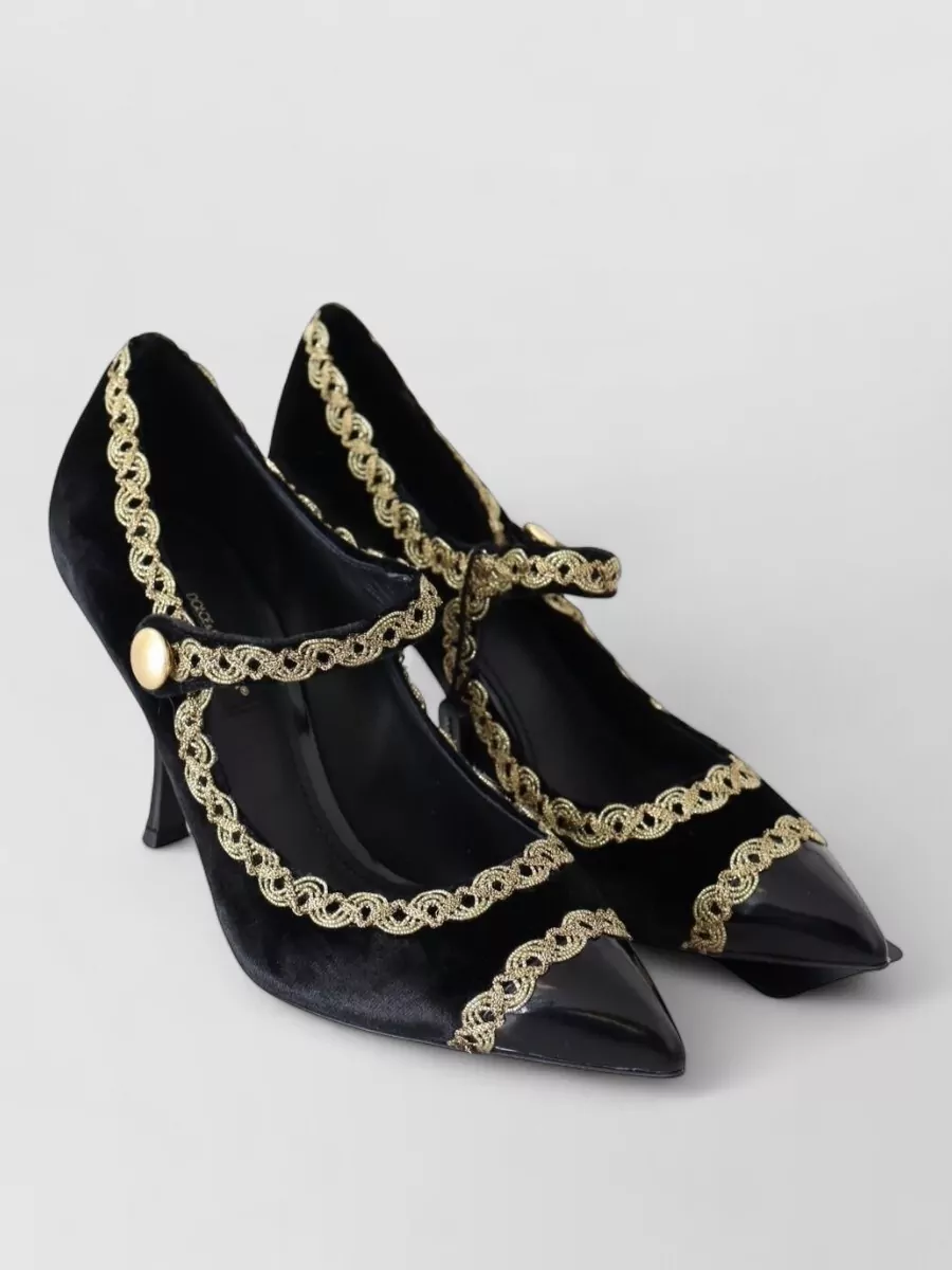 Dolce&Gabbana velvet mary jane pumps