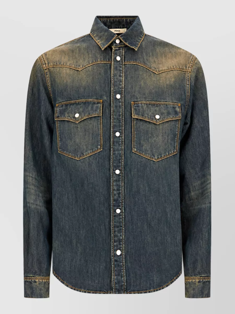 Fendi denim shirt