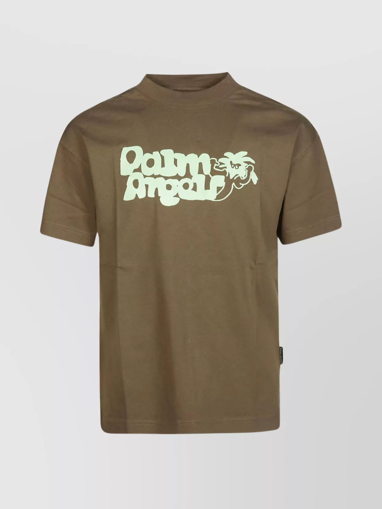 Shop Palm Angels Viper Mm Logo Crew Neck T-shirt