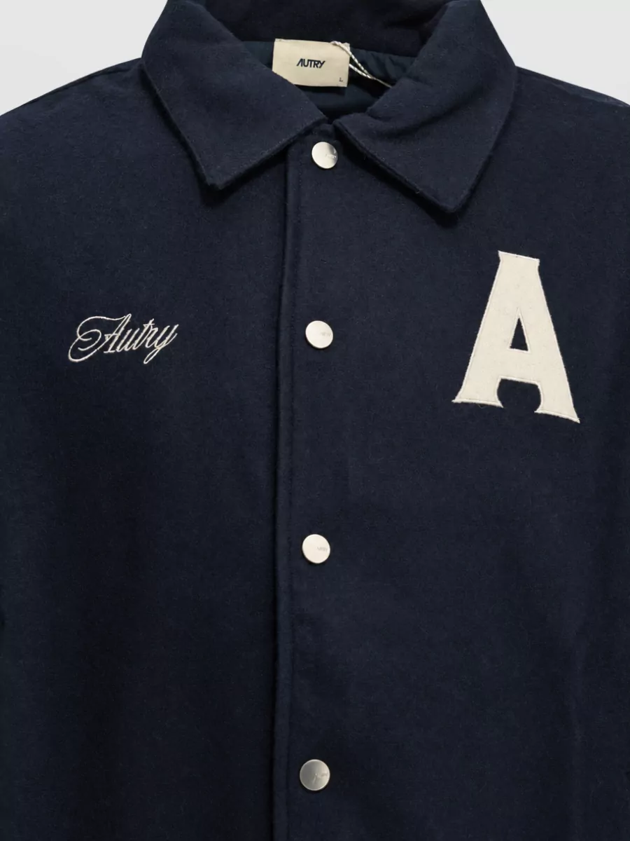 Autry Wool Single Breasted Coat