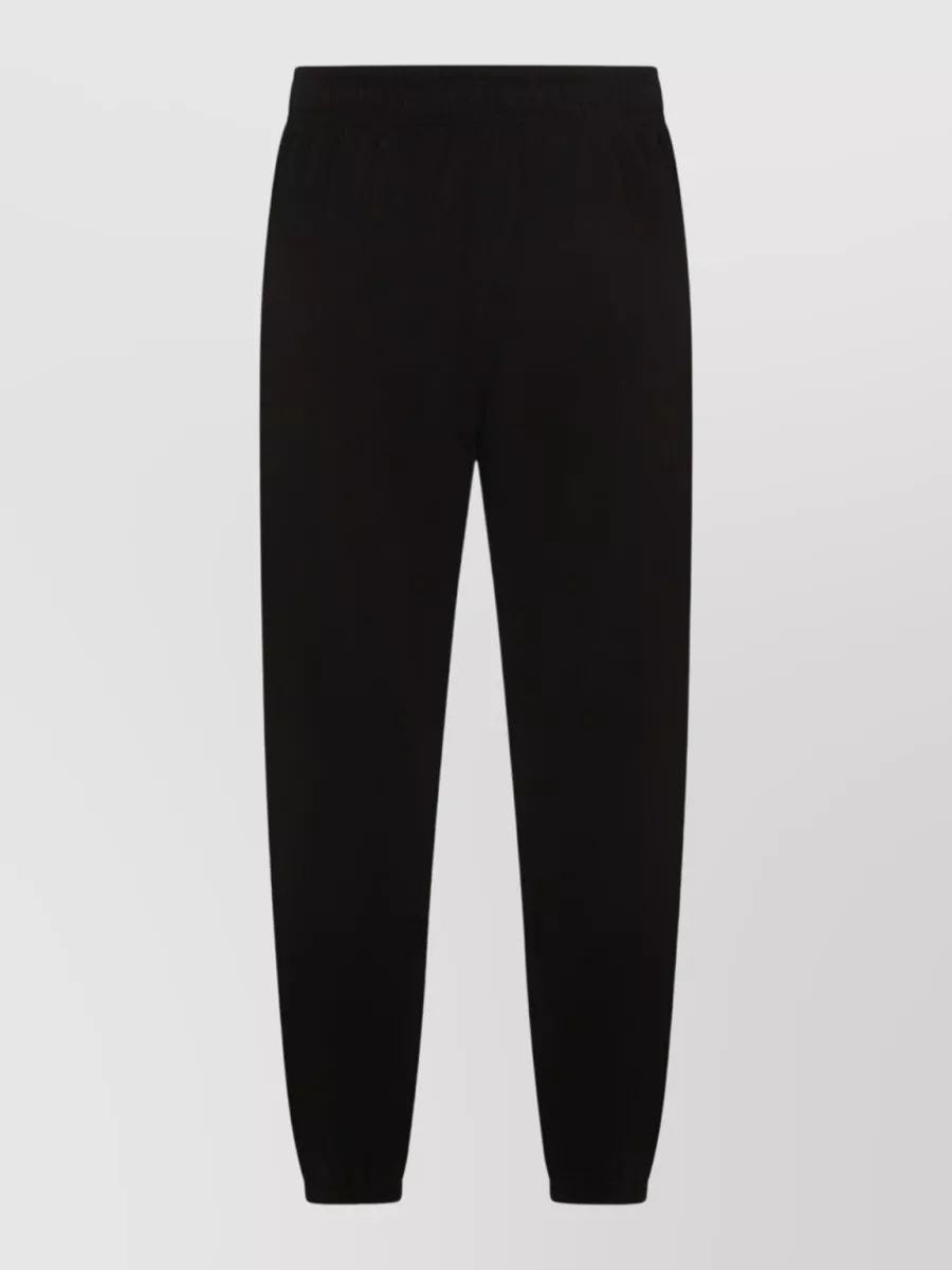 Polo Ralph Lauren Comfortable Trousers Featuring Elastic Waistband In Black