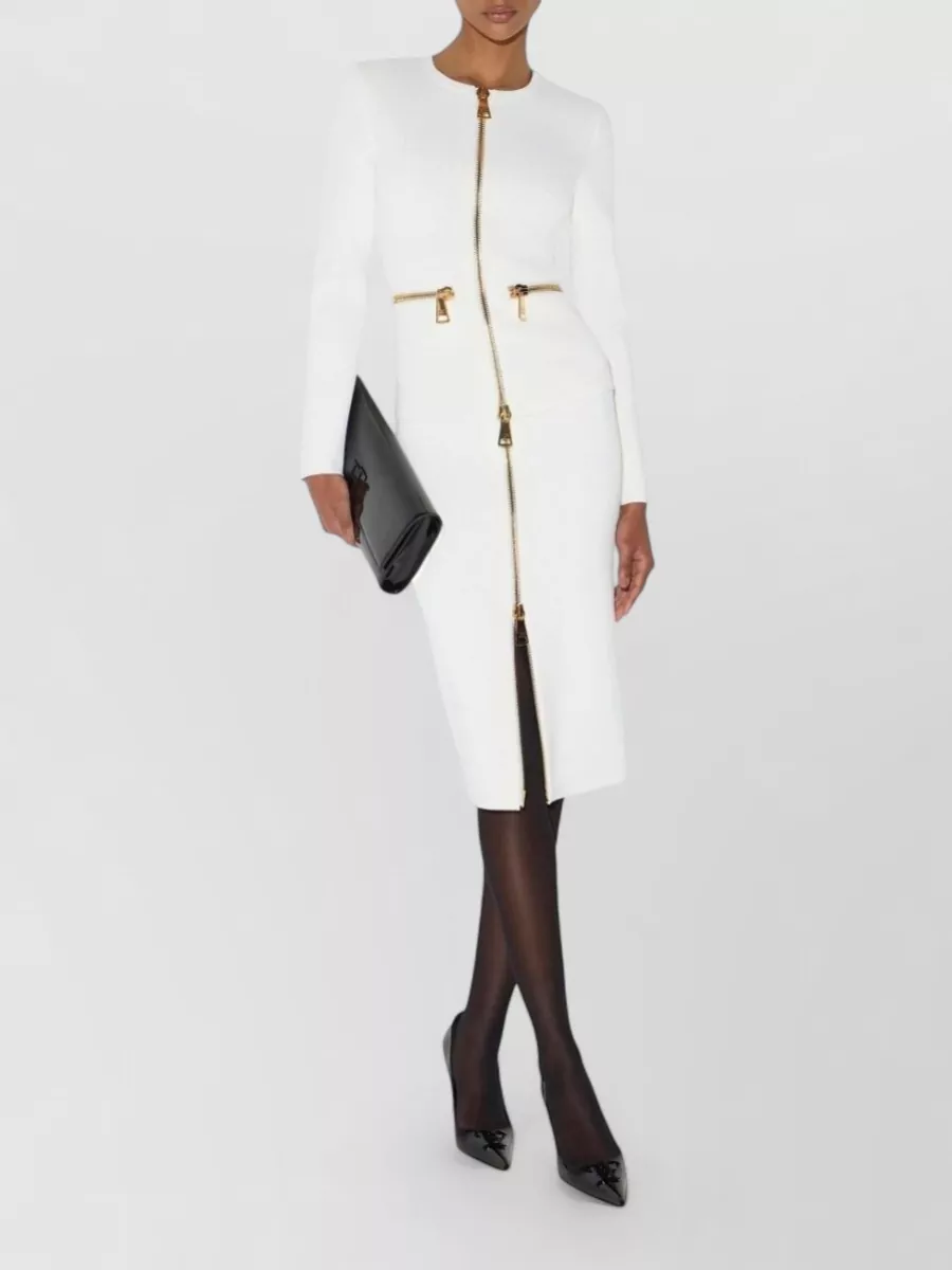 Elisabetta Franchi Slim-Fit Milano-Stitch Cardigan