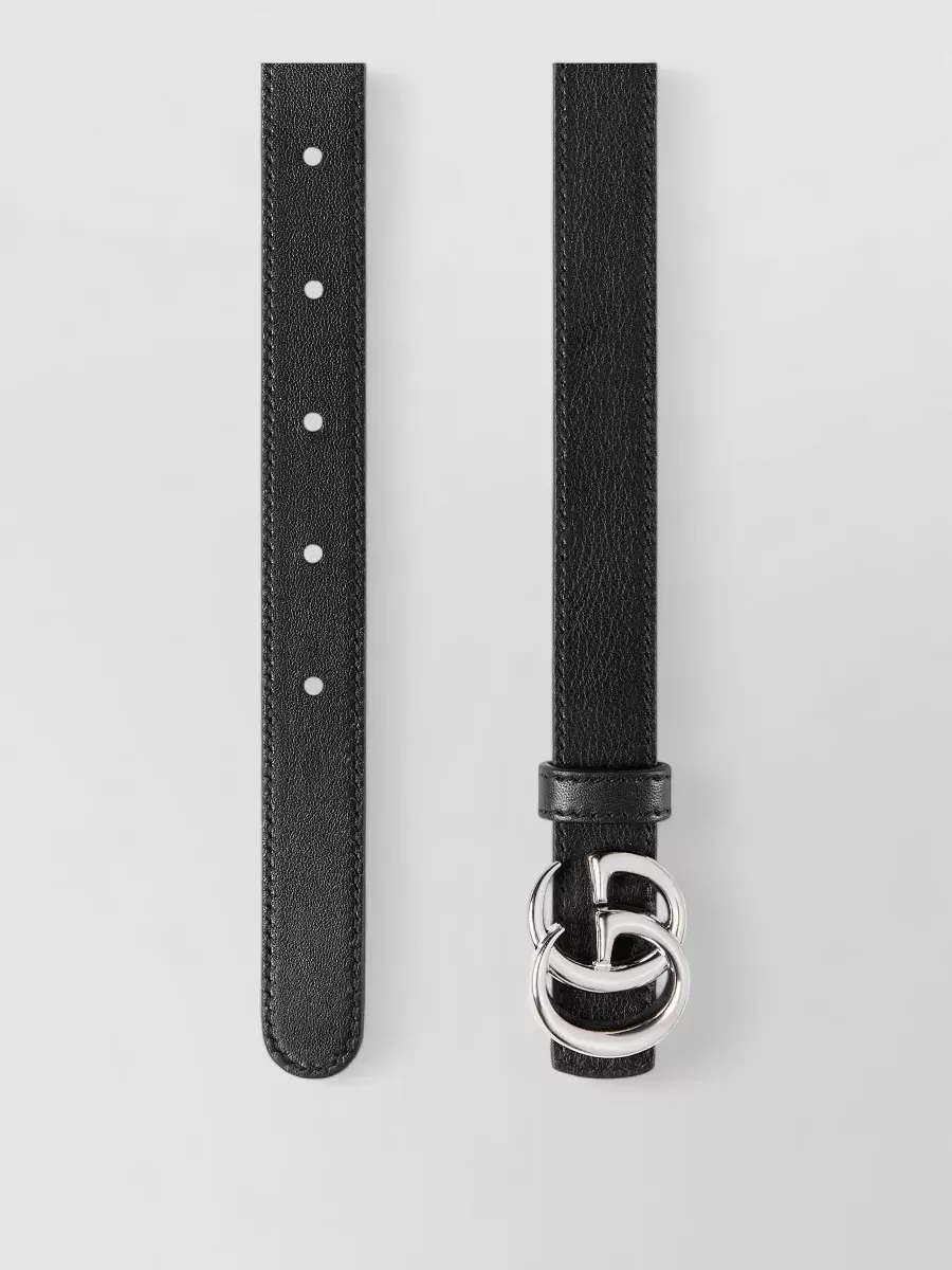Gucci Leather Reversible Thin Belt