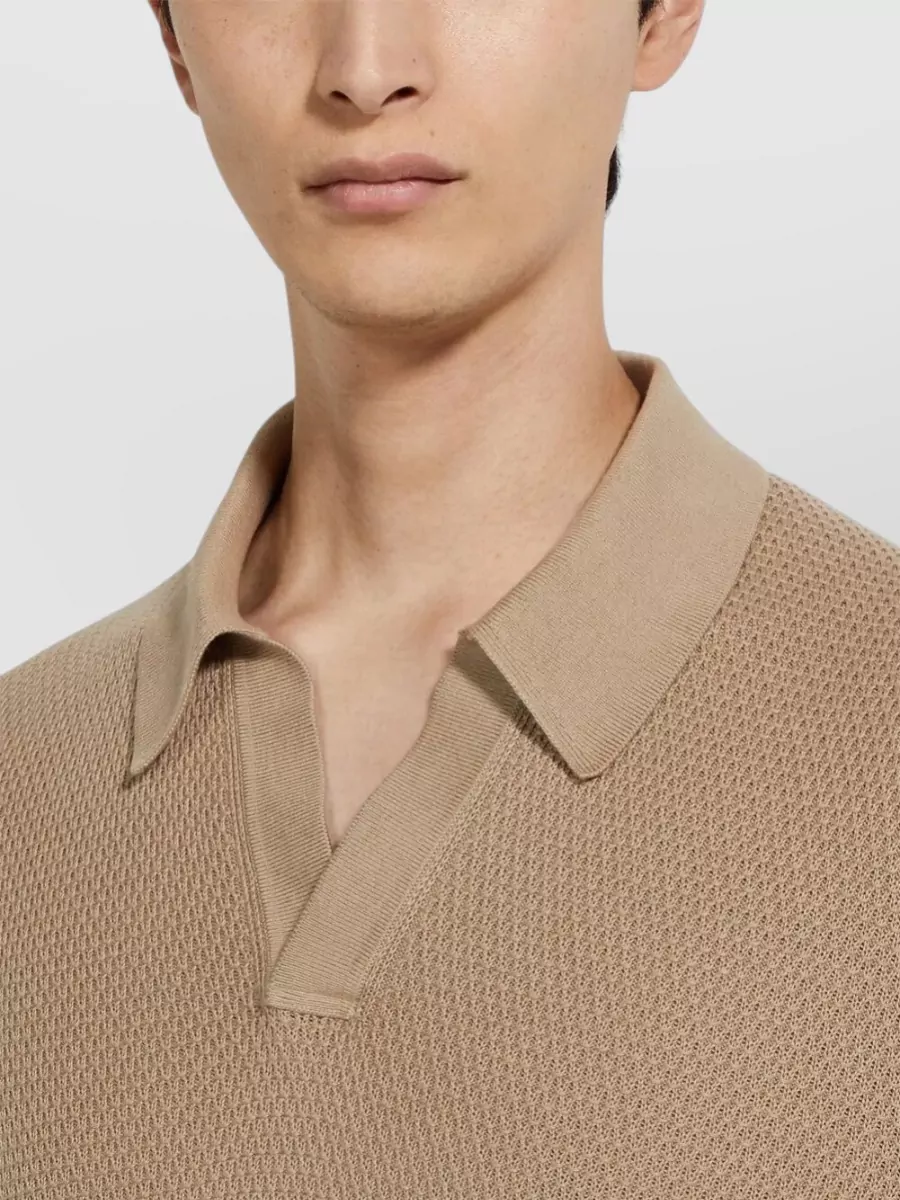 Zegna High-Quality Cotton Polo Shirt