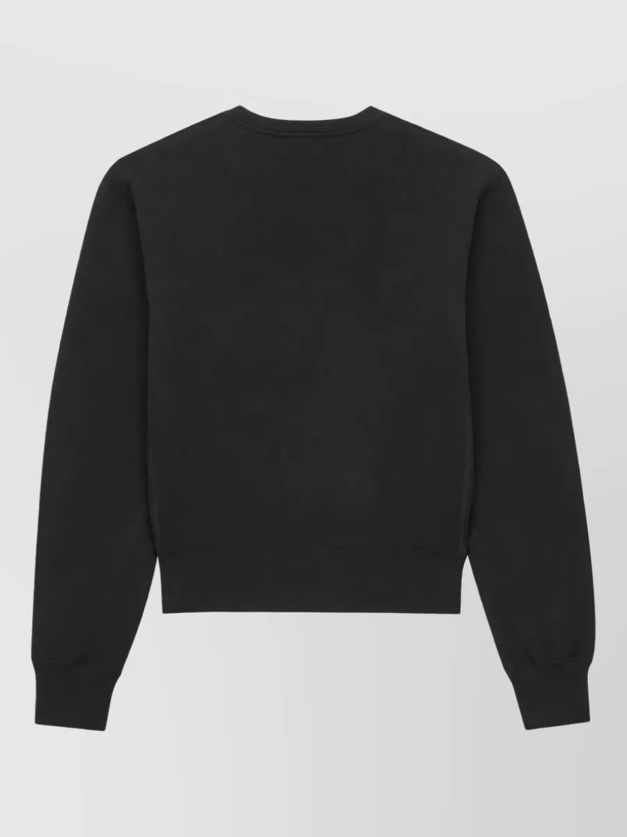 Saint Laurent Cassandre Logo Crew Neck Sweatshirt
