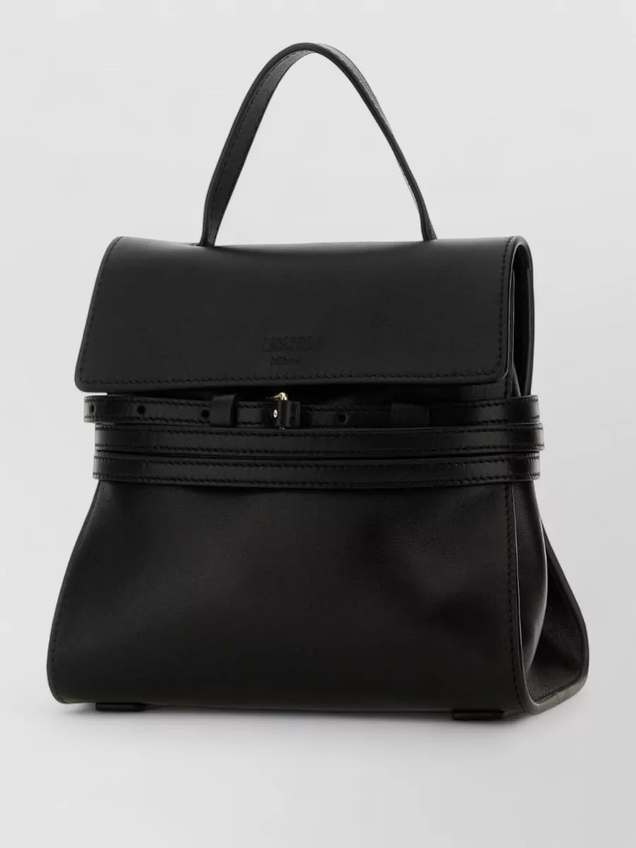 Moschino Leather Small Cross-Body Bag