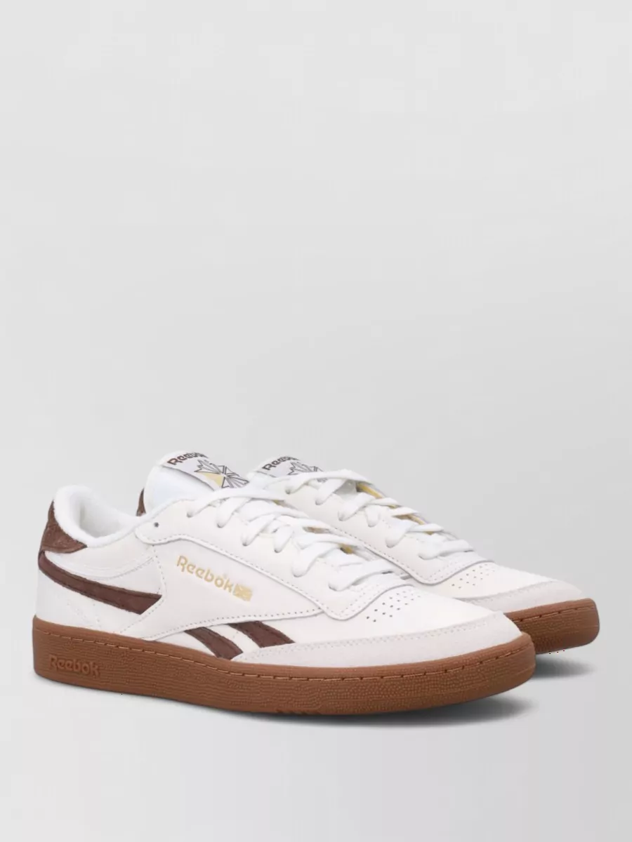 Reebok Leather Lace-Up Sneakers