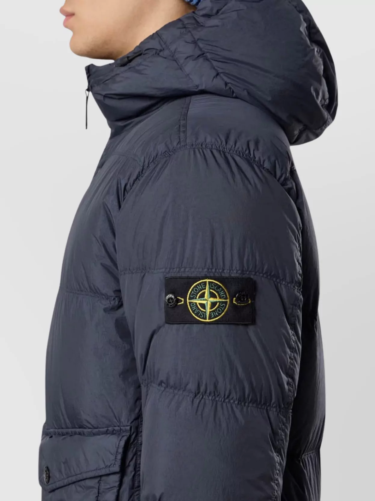 Stone Island Crinkle Reps Ny Jacket Badge Sleeve