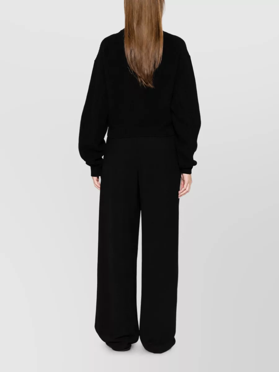 Ct Plage Cotton Cashmere Ribbed Hem Cardigan