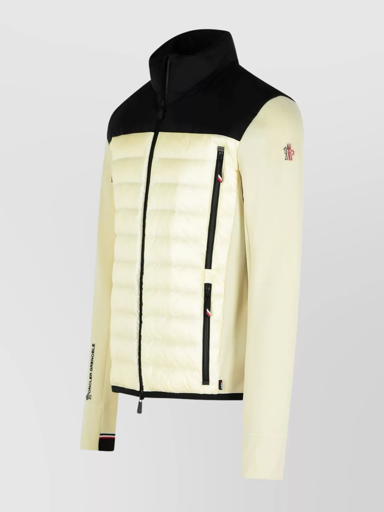 Moncler Grenoble Padded Sweatshirt With High Collar And Pockets