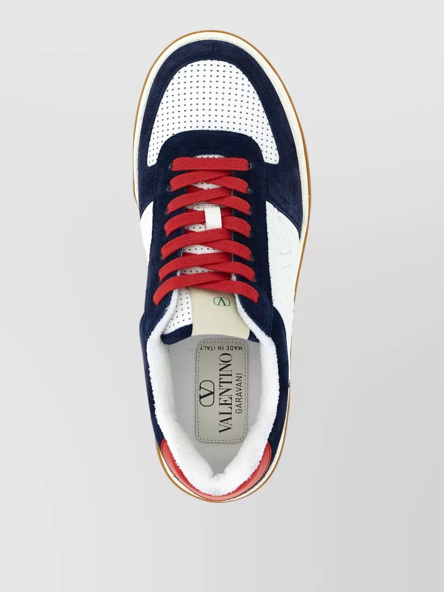Valentino Garavani Leather Sparry Low-Top Sneakers