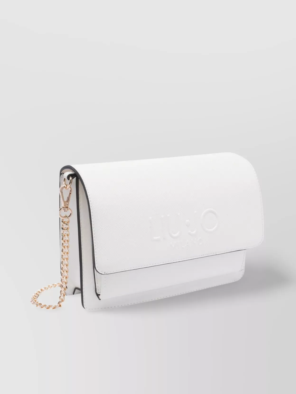 LIU •JO CROSSBODY BAG WITH EXTERNAL POCKET AND REMOVABLE STRAP