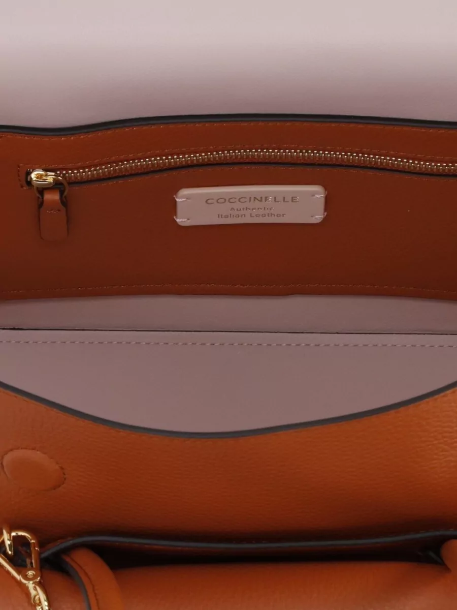 Coccinelle Leather Shoulder Tote Bag