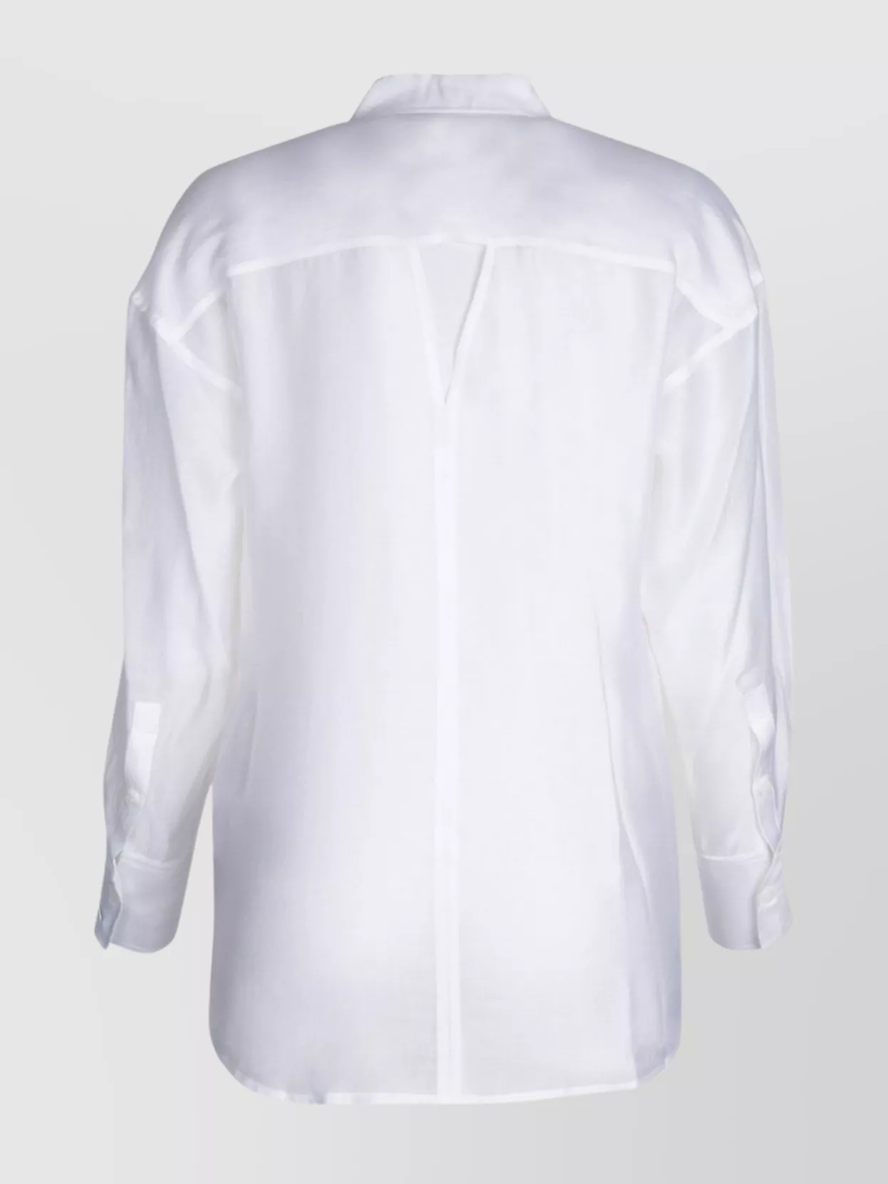 Calvin Klein Top With Chest Pockets And Cuffed Sleeves