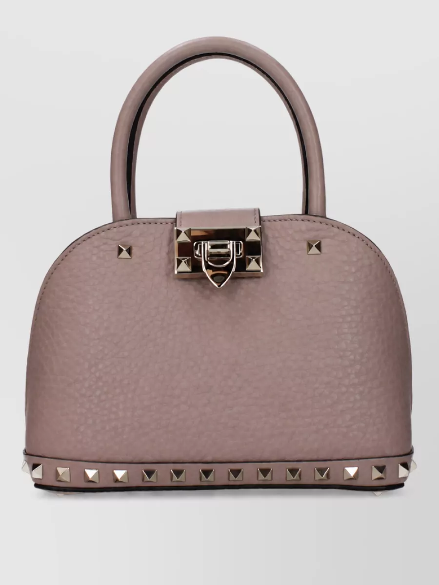 Valentino Garavani rockstud spike leather shoulder bag