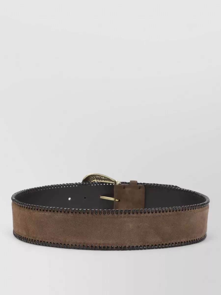 Etro suede leather belt