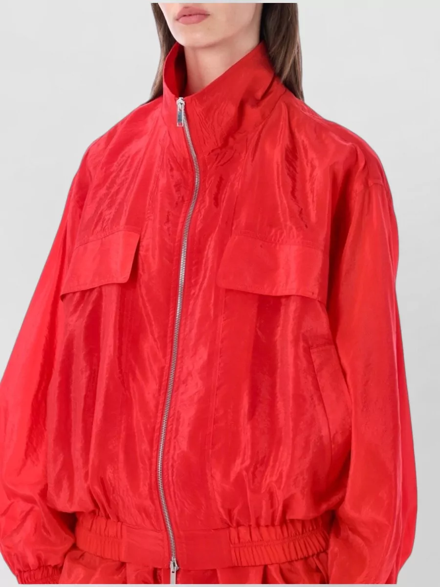 The Frankie Shop Sheer Bomber Jacket