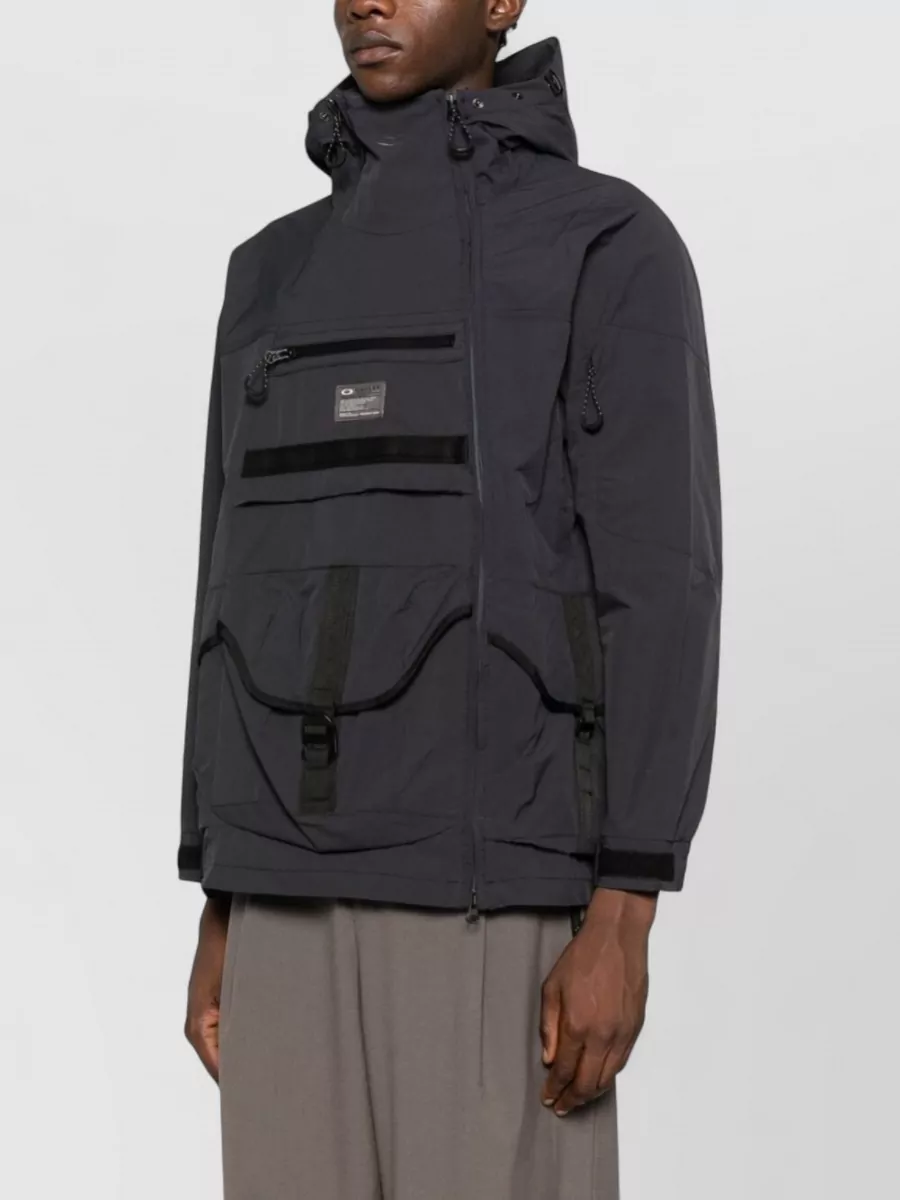 Oakley Hooded Nylon And Silk Blend Jacket