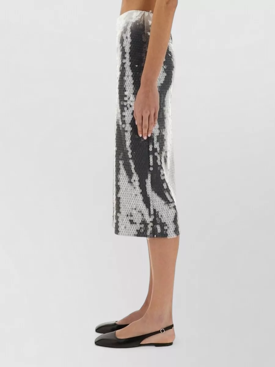 Sportmax Sequined Midi Skirt