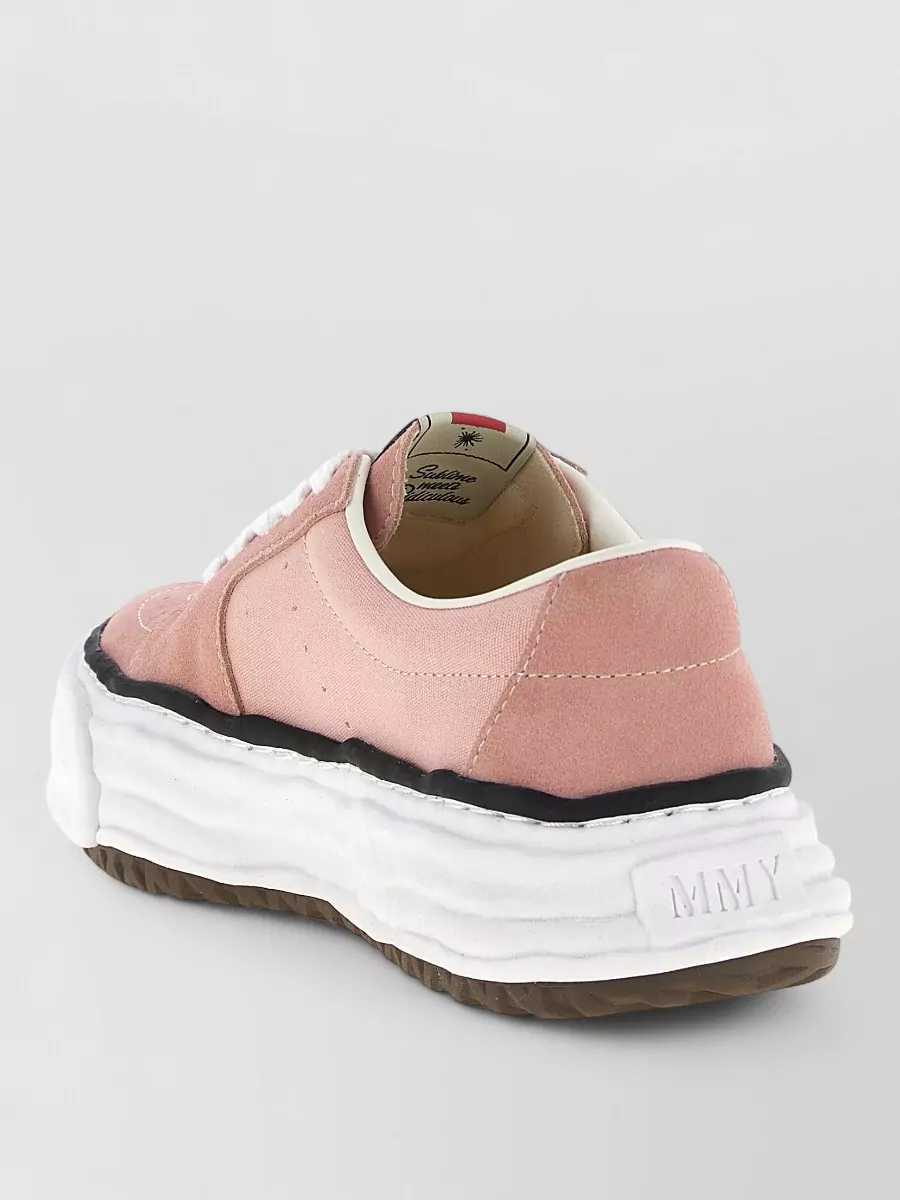 Maison Mihara Yasuhiro Leather Low-Top Sneakers
