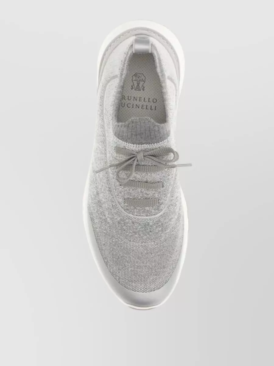Brunello Cucinelli Cotton Low-Top Sneakers