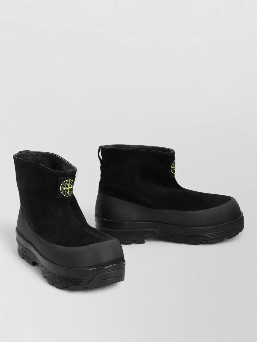 Stone Island Suede Ankle Boots