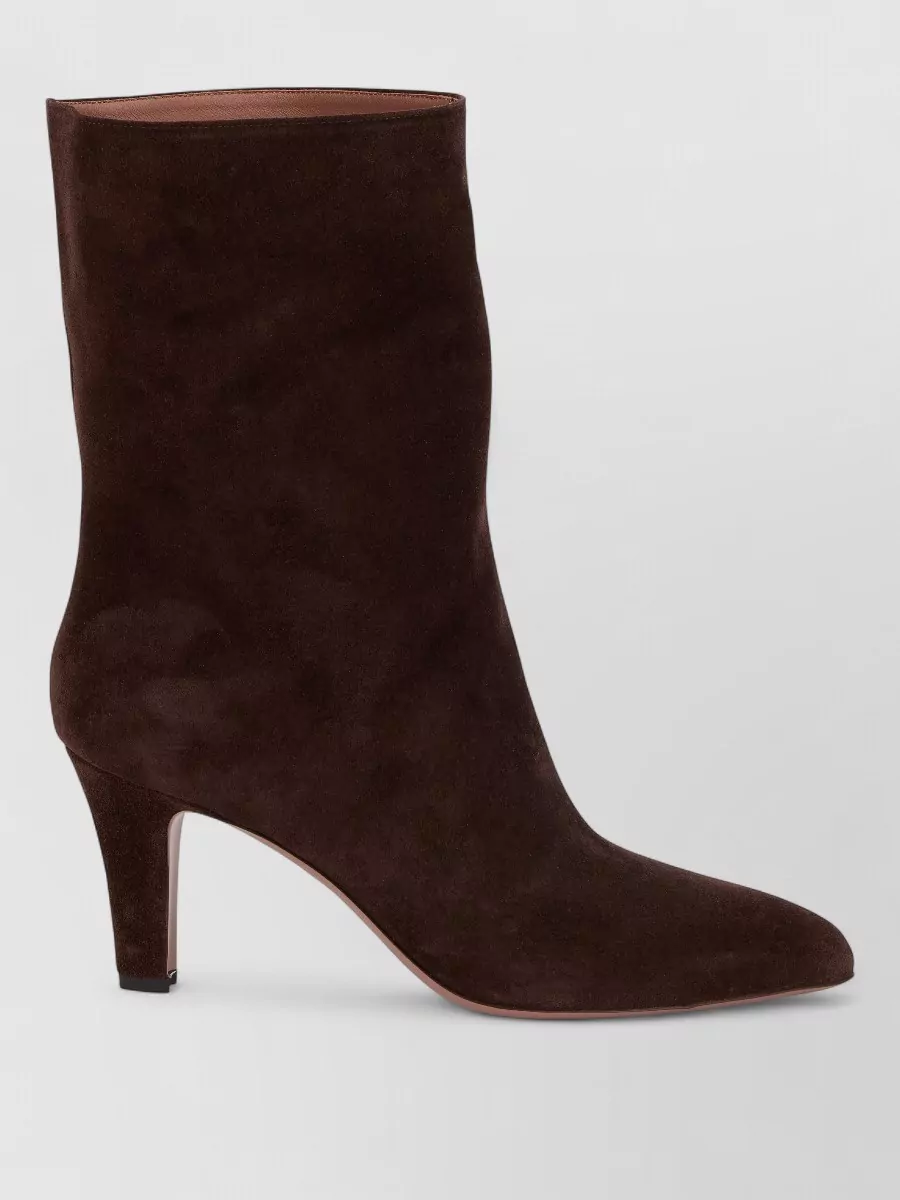 Paris Texas suede ankle boots