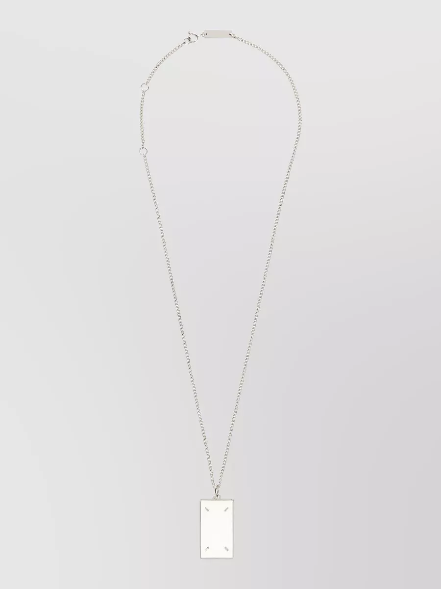 Maison Margiela brass pendant necklace