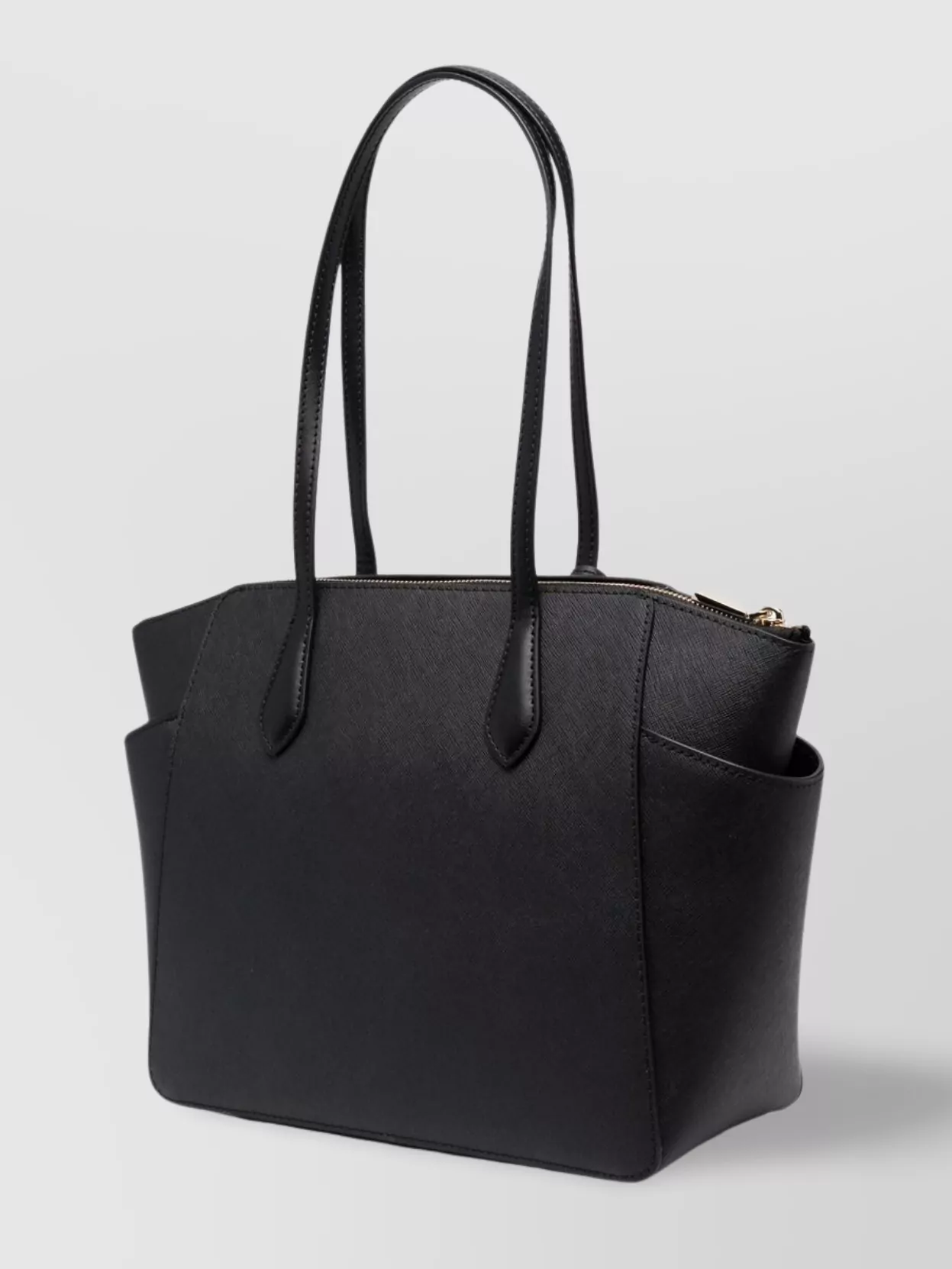MICHAEL KORS TOTE BAG WITH GOLD-TONE HARDWARE AND TOP HANDLES 