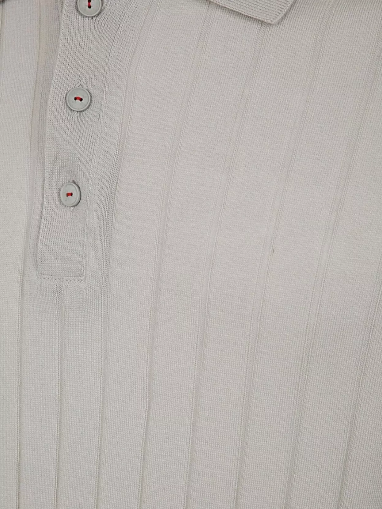 Kiton Ribbed Texture Polo Shirt With Striped Accents