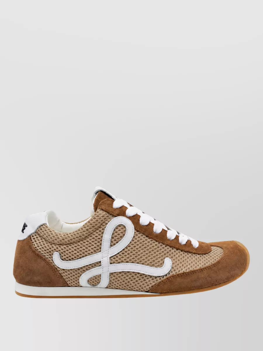 Loewe Leather Ballet Runner 2.0 Lace-Up Sneakers