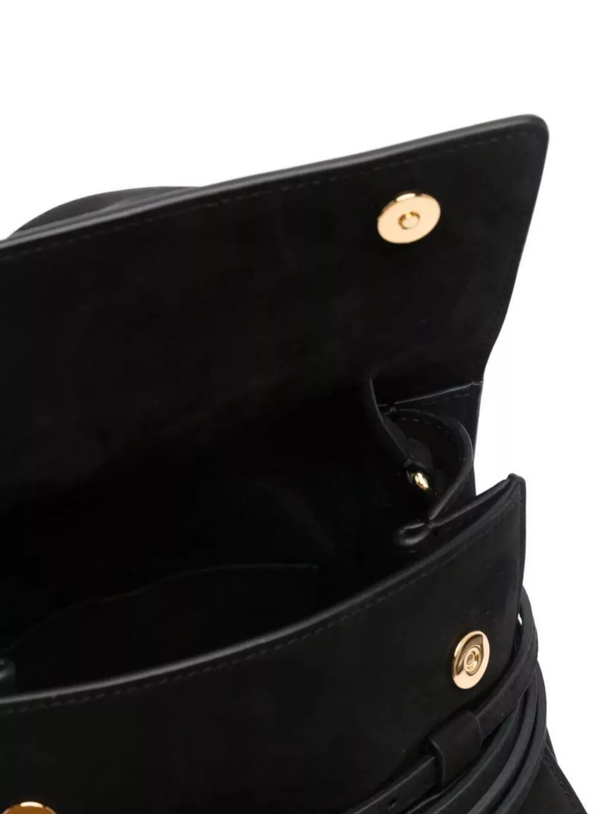 Moschino Nabuk Nero Shoulder Bag