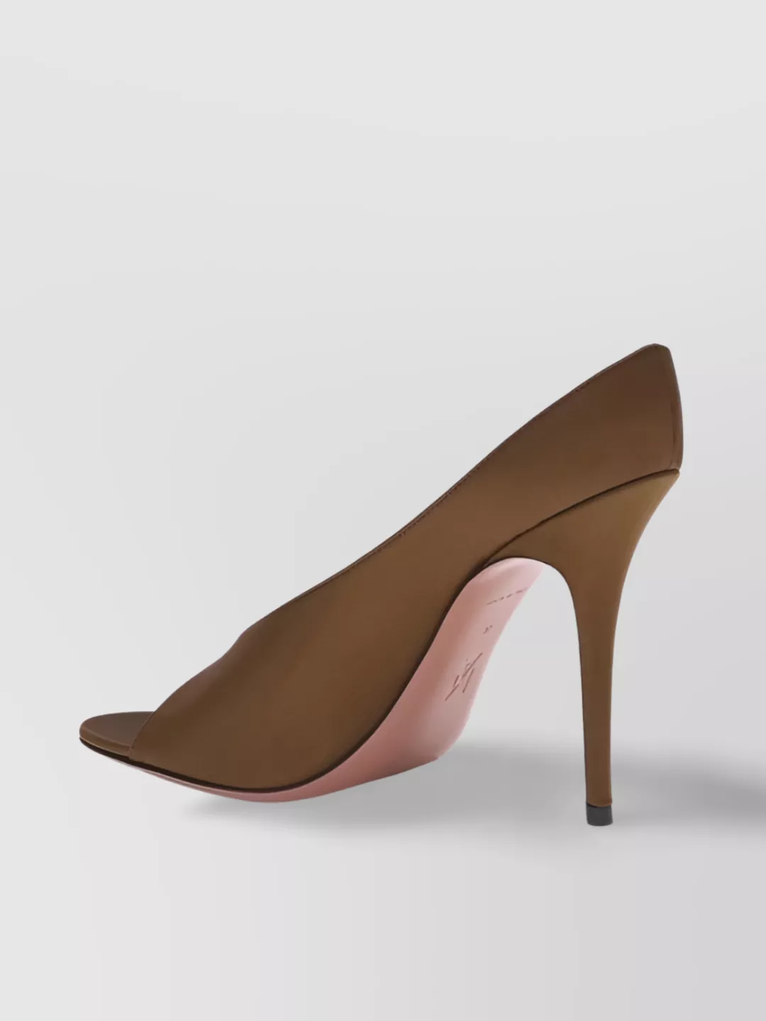 Amina Muaddi Seductive Elegance Satin Sandals